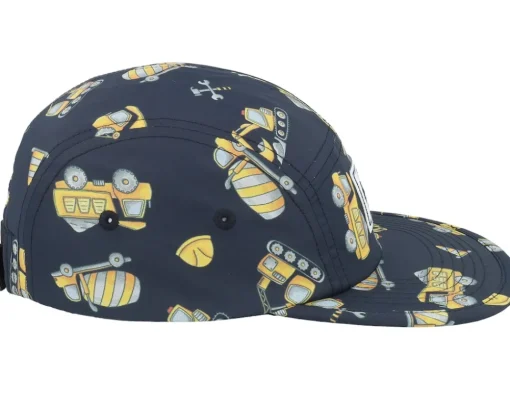 5-Panel-Herschel Kids Glendale Uv Cap Construction Site Black 5-Panel -