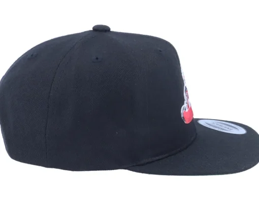 Kids-Kiddo Cap Kids Gokart Racer Black Snapback -