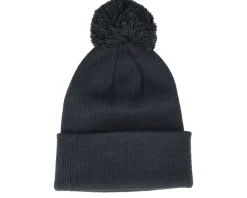 Pom Beanies | Blank Beanies-Beechfield Kids Graphite Junior Pom - Grey