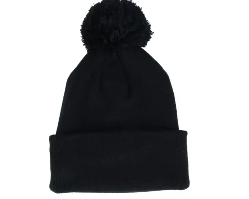 Pom Beanies | Blank Beanies-Beechfield Kids Graphite Junior Pom - Grey
