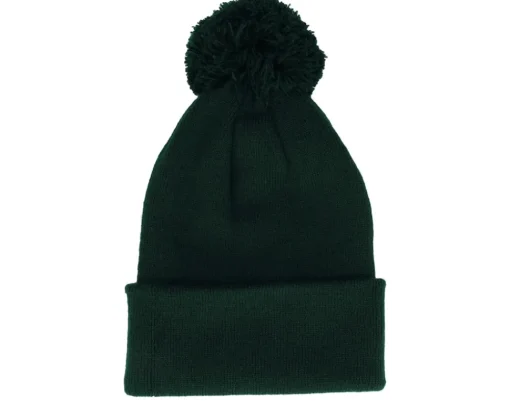 Pom Beanies | Blank Beanies-Beechfield Kids Graphite Junior Pom - Grey