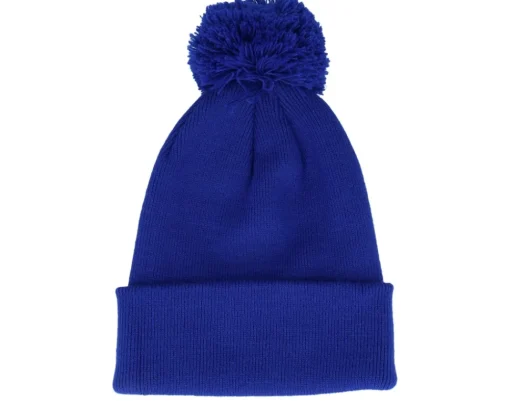 Pom Beanies | Blank Beanies-Beechfield Kids Graphite Junior Pom - Grey