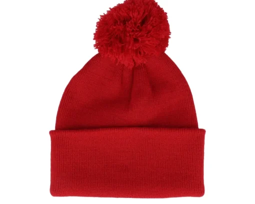 Pom Beanies | Blank Beanies-Beechfield Kids Graphite Junior Pom - Grey