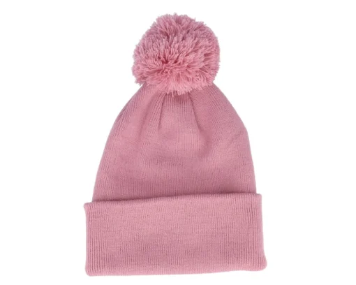 Pom Beanies | Blank Beanies-Beechfield Kids Graphite Junior Pom - Grey
