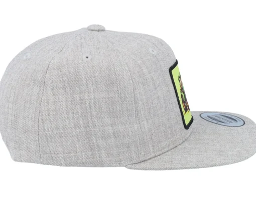 Snapback | Kids-Kiddo Cap Kids Green Tractor Grey Snapback -