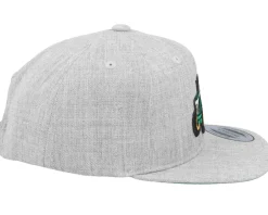 Kids-Kiddo Cap Kids Green Tractor Heather Grey Snapback -