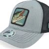 New Skillfish Kids Grisjävel Split Heather Grey/Black Trucker -