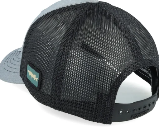 New Skillfish Kids Grisjävel Split Heather Grey/Black Trucker -
