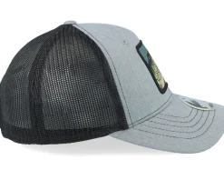 New Skillfish Kids Grisjävel Split Heather Grey/Black Trucker -