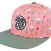 Kids-Headster Kids Grow Up Peonies/Green Snapback -