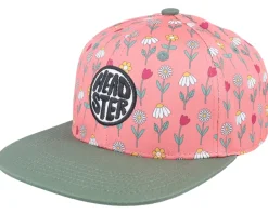 Kids-Headster Kids Grow Up Peonies/Green Snapback -