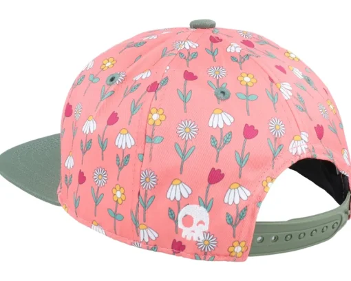 Kids-Headster Kids Grow Up Peonies/Green Snapback -
