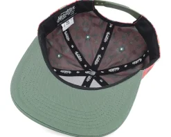 Kids-Headster Kids Grow Up Peonies/Green Snapback -