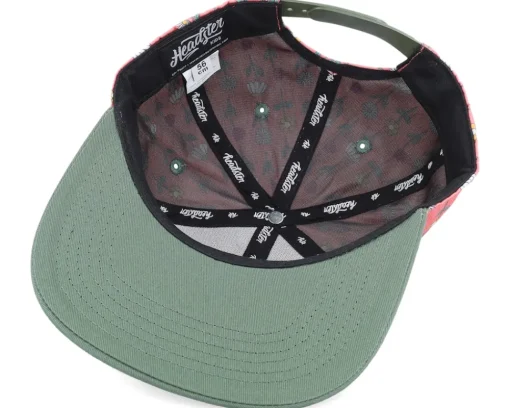 Kids-Headster Kids Grow Up Peonies/Green Snapback -