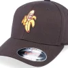 Fashion Kiddo Cap Kids Happy Banana Brown Flexfit -