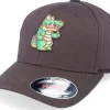 Kids-Kiddo Cap Kids Happy Crocodile Brown Flexfit -