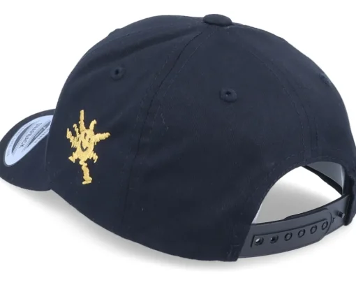 Adjustable | Kids-Kiddo Cap Kids Happy Smiling Sun Black Adjustable -