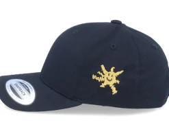 Adjustable | Kids-Kiddo Cap Kids Happy Smiling Sun Black Adjustable -
