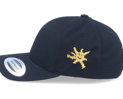 Adjustable | Kids-Kiddo Cap Kids Happy Smiling Sun Black Adjustable -