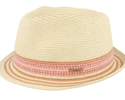 Straw Hat-Barts Kids Hare Hat Rust Trilby Straw Hat -