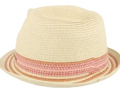 Straw Hat-Barts Kids Hare Hat Rust Trilby Straw Hat -