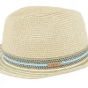 Straw Hat | Trilby Hats-Barts Kids Hare Hat Straw Blue Trilby -