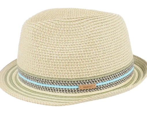 Straw Hat | Trilby Hats-Barts Kids Hare Hat Straw Blue Trilby -