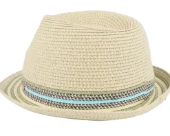 Straw Hat | Trilby Hats-Barts Kids Hare Hat Straw Blue Trilby -