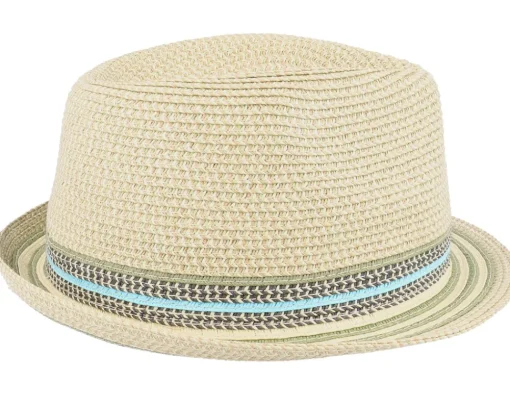 Straw Hat | Trilby Hats-Barts Kids Hare Hat Straw Blue Trilby -
