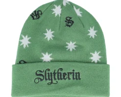 Kids-Difuzed Kids Harry Potter Slytherin Turn-up Beanie Green Cuff -