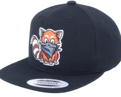 Snapback-Kiddo Cap Kids Hatsie The Red Panda Black Snapback -