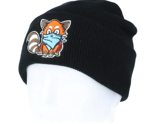 Outlet Kiddo Cap Kids Hatsie The Red Panda Black Beanie -