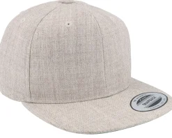 Kids-Yupoong Kids Heather Snapback - Grey