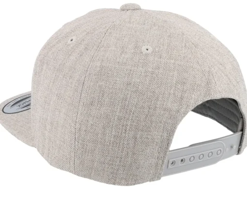 Kids-Yupoong Kids Heather Snapback - Grey
