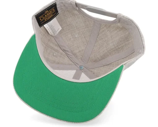 Kids-Yupoong Kids Heather Snapback - Grey