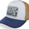 Trucker-Stetson Kids Heavy Duty Blue/Grey A-Frame Trucker -