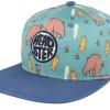 Outlet Headster Kids Honey Bear Iguana Green Snapback -
