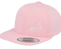 Kids-Kiddo Cap Kids Horse Jumping Pink Snapback -