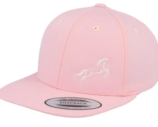 Kids-Kiddo Cap Kids Horse Jumping Pink Snapback -