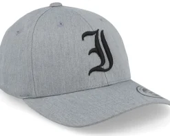 Clearance Kiddo Cap Kids I Letter 3d Heather Adjustable - Grey