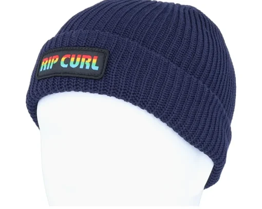 Online Rip Curl Kids Icons Eco Beanie Navy Cuff -