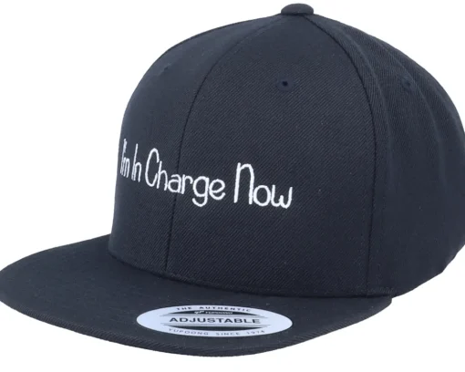 Snapback | Kids-Kiddo Cap Kids I'm In Charge Now Black Snapback -