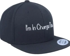 Snapback | Kids-Kiddo Cap Kids I'm In Charge Now Black Snapback -