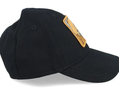 Adjustable | Kids-Kiddo Cap Kids Infant Smiling Teddy Black Adjustable -