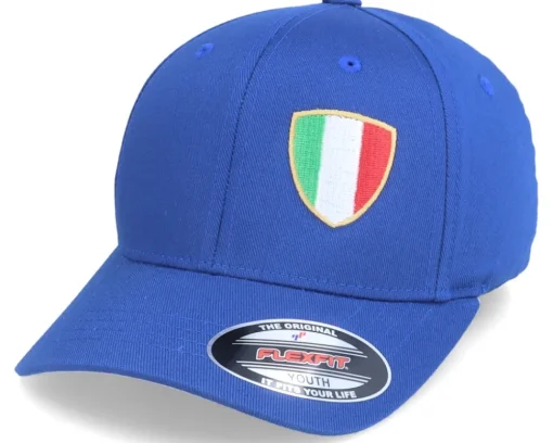 Flexfit-Forza Kids Italy Flag Shield Blue Flexfit -