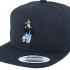 Outlet Kiddo Cap Kids Iwazaru Say Nothing Monkey Black Snapback -
