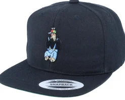 Outlet Kiddo Cap Kids Iwazaru Say Nothing Monkey Black Snapback -