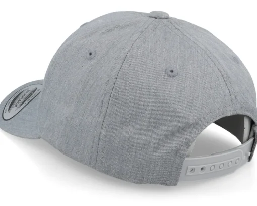 Kids-Kiddo Cap Kids J Letter 3d Heather Adjustable - Grey