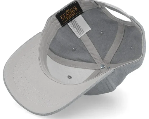 Kids-Kiddo Cap Kids J Letter 3d Heather Adjustable - Grey