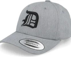 Kids-Kiddo Cap Kids J Letter 3d Heather Adjustable - Grey